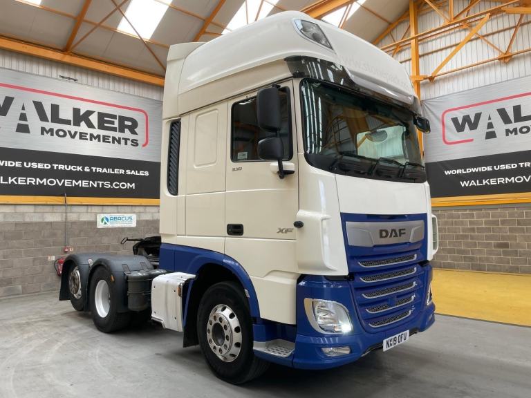 DAF XF106 530 *EURO 6* SUPER SPACE, 6X2 TAG AXLE TRACTOR UNIT - 2019 - NX19 OFU