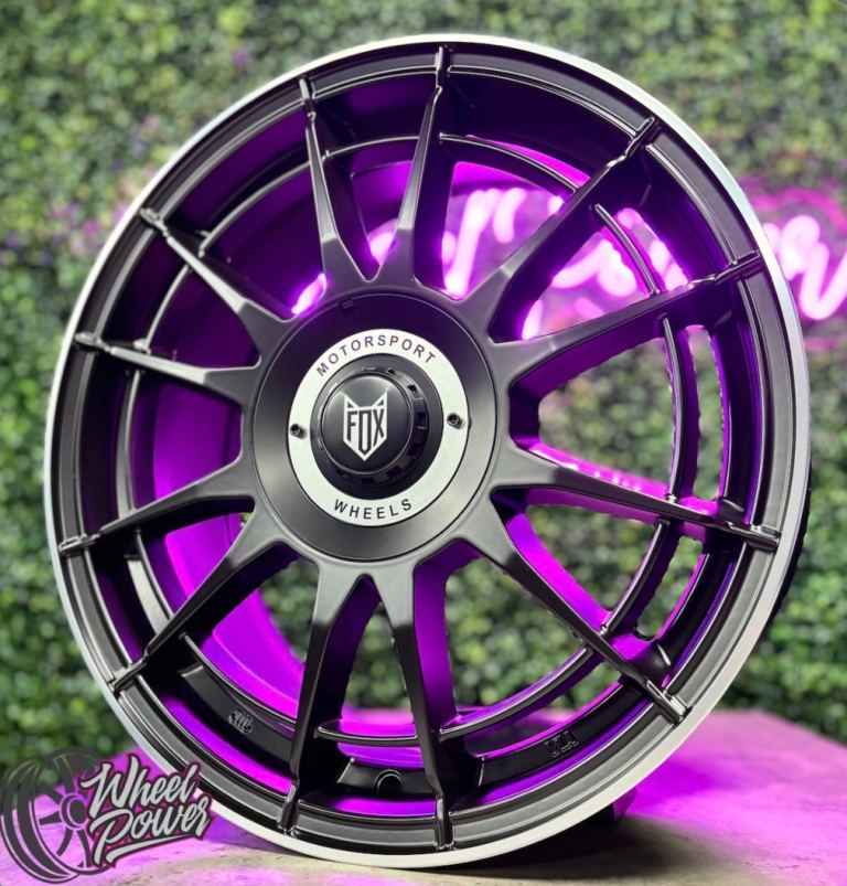 19” 5x108 Alloys New Black Fox Wheels Ford Volvo Jaecoo