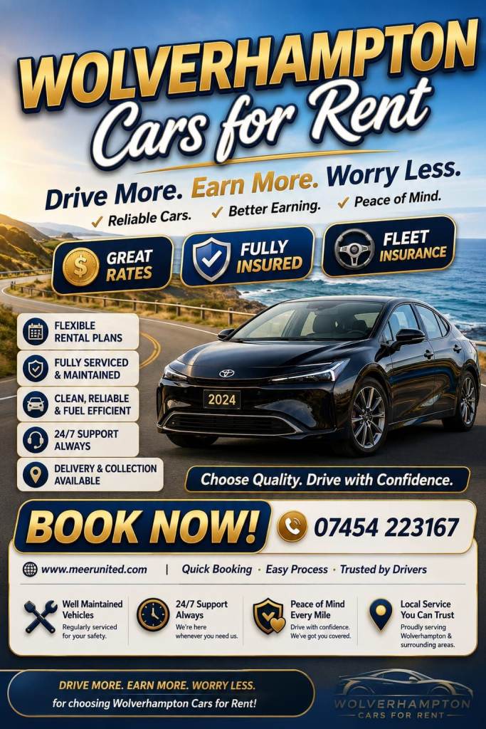 WOLVERHAMPTON PLATED CARS for PRIVATE HIRE TAXI, UBER BOLT PRIVATE CAB OFFICES, DRIVE AND EARN