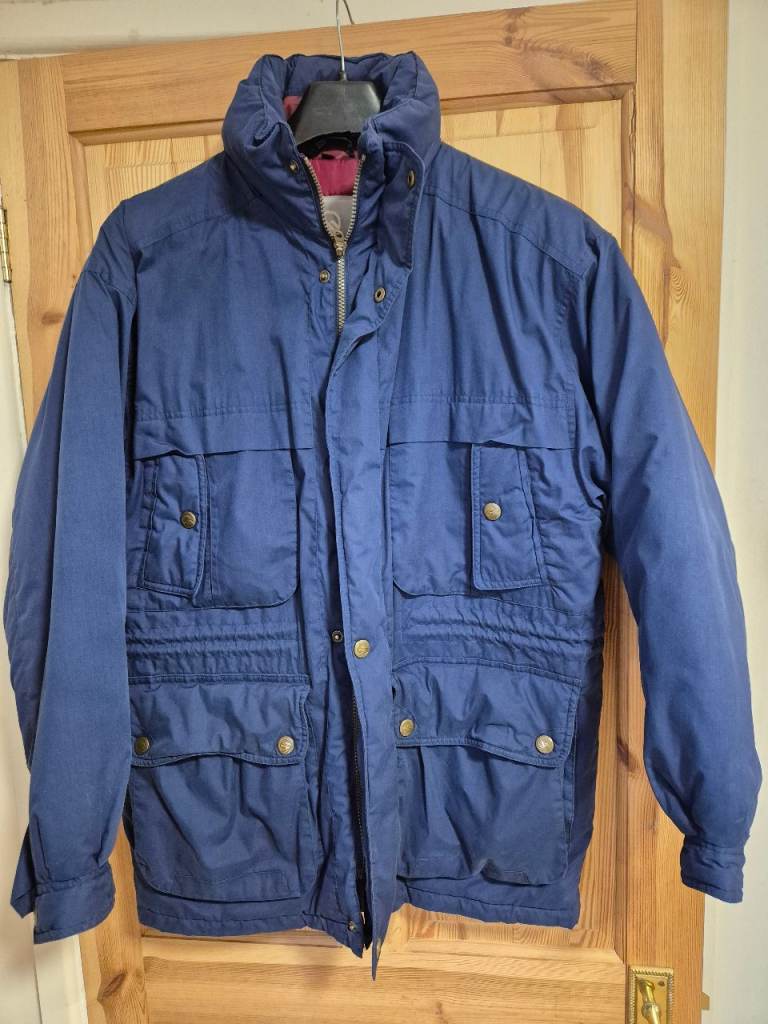 Mens Blue Winter Coat - Large