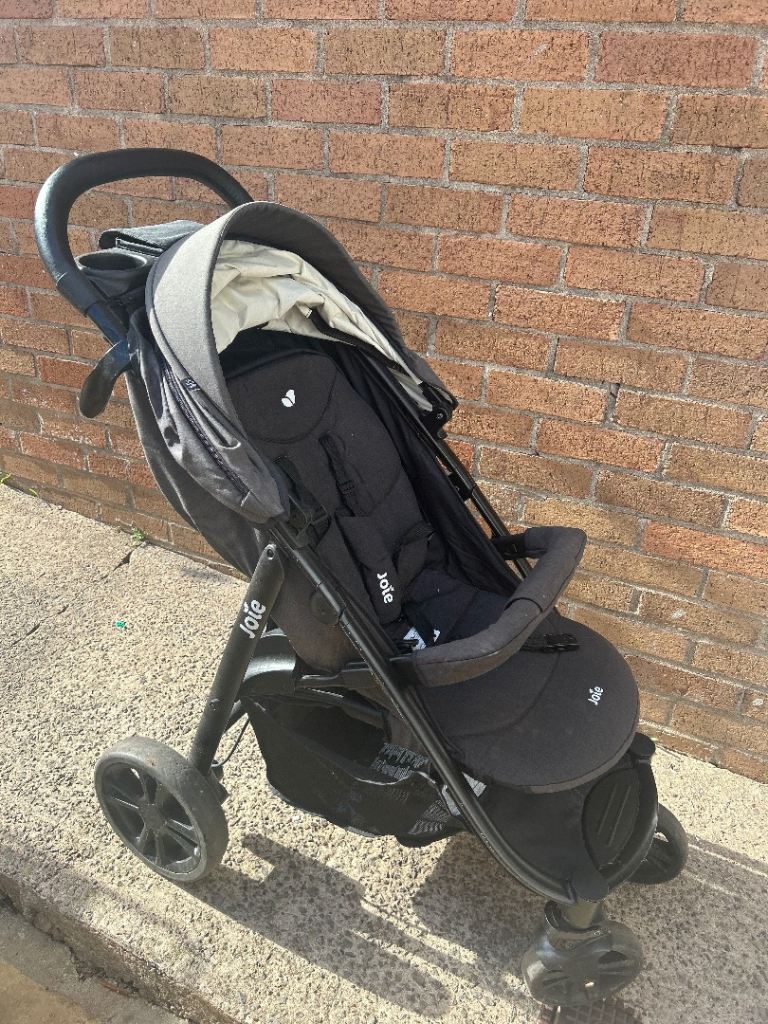 Joe stroller grey and black 