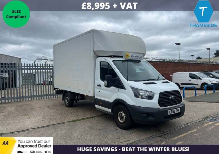 2018 Ford Transit 2.0L 350 L5 C/C Diesel Manual Euro 6 (129 bhp) Luton Van Diesel Manual