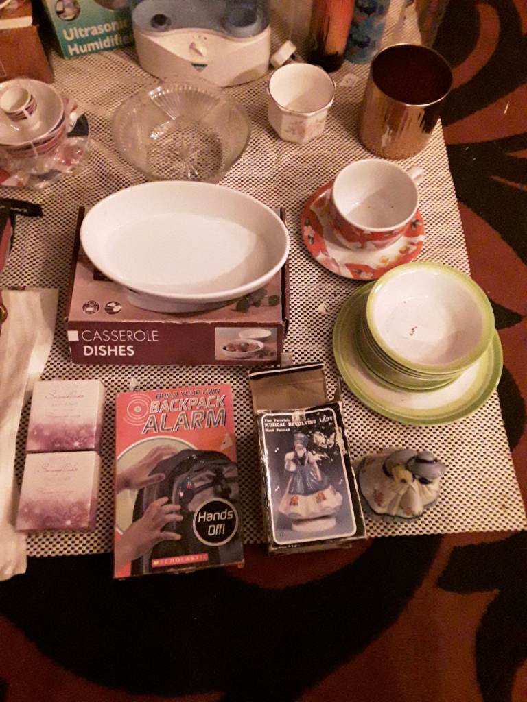 An assortment of household goods