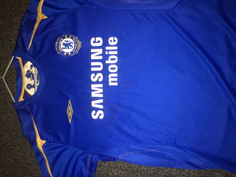 Chelsea Hand signed Frank Lampard & John Terry Centenary Top