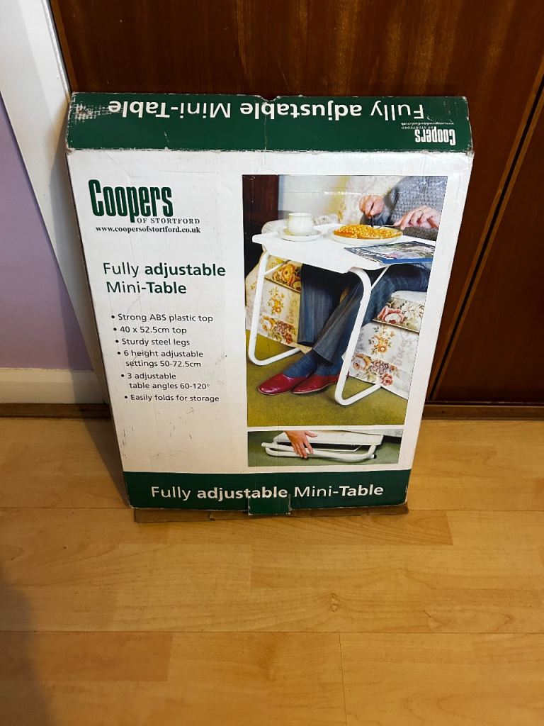 Coopers Fully Adjustable Mini-Table – Good Condition