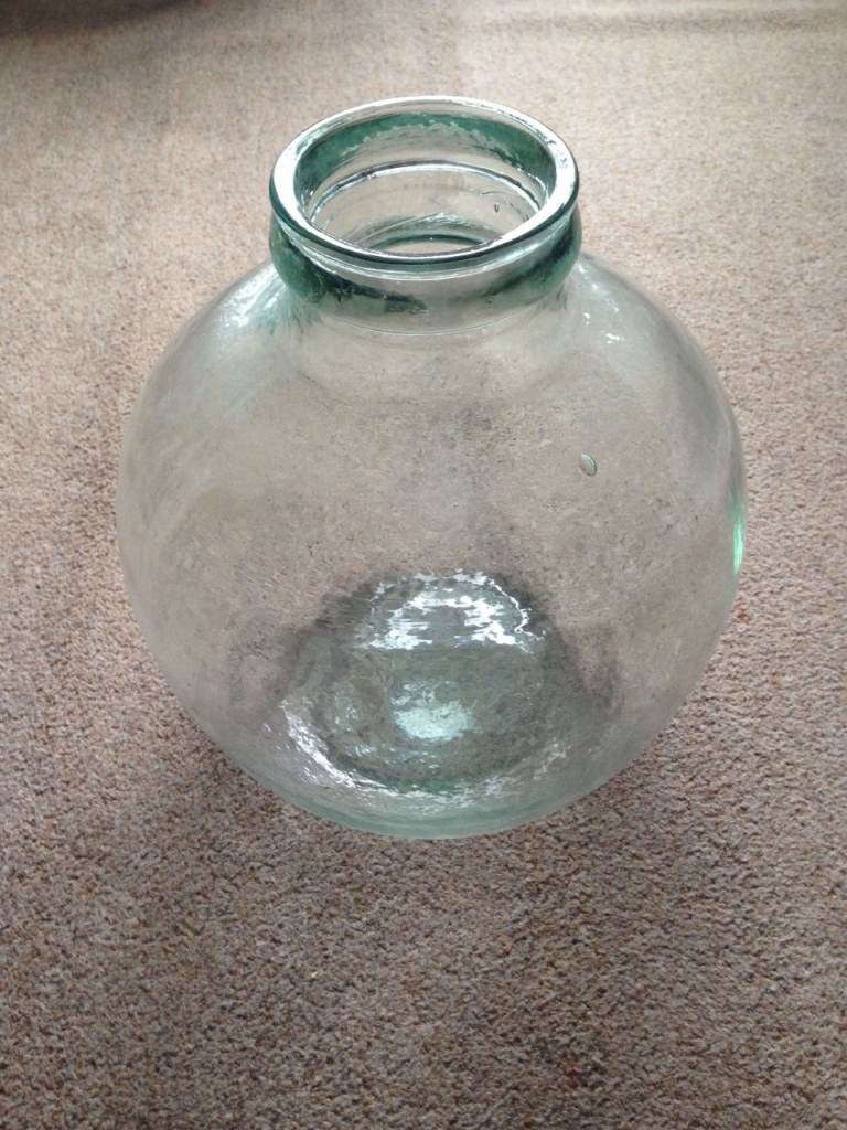 Glass Demijohn Vase
