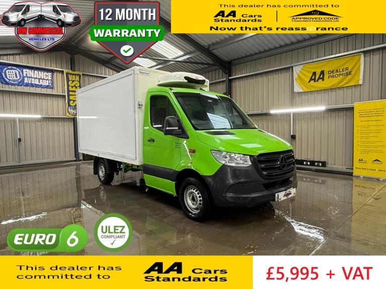 2020 70 Mercedes Sprinter 314CDI MWB Fridge Boxvan With Standby + VAT