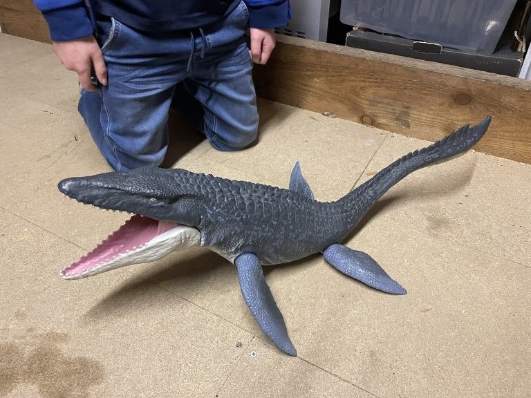 Mosasaurus toy