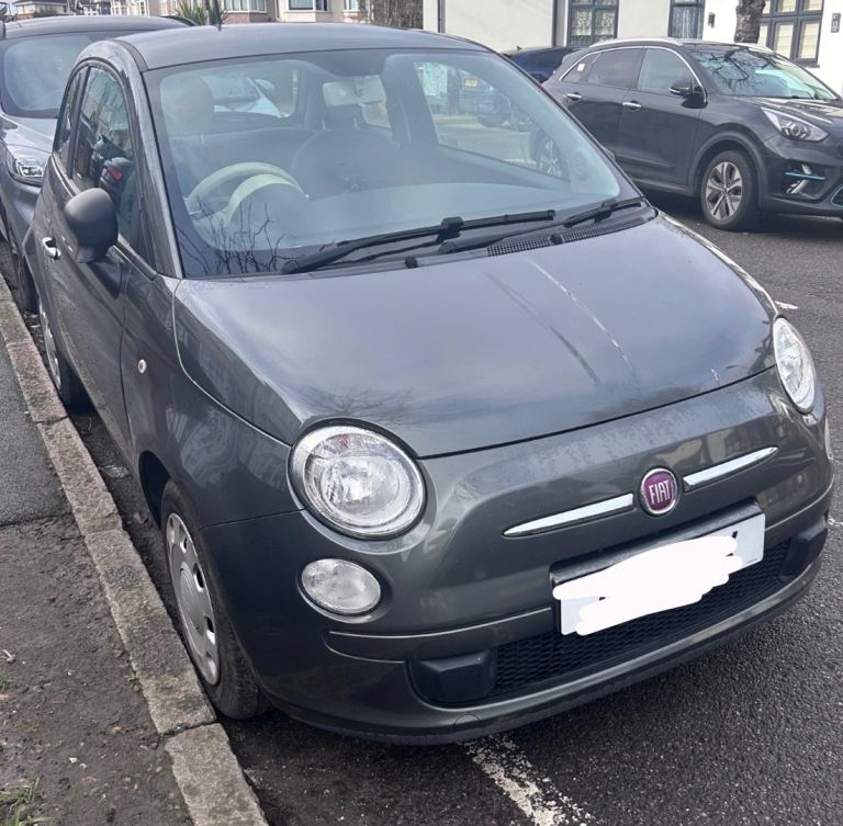 🚗 Fiat 500 For Sale – Grey – 53,820 Miles