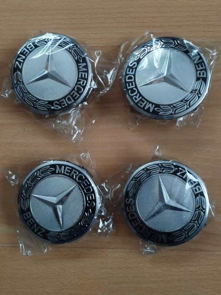 Mercedes alloy Wheel center caps 