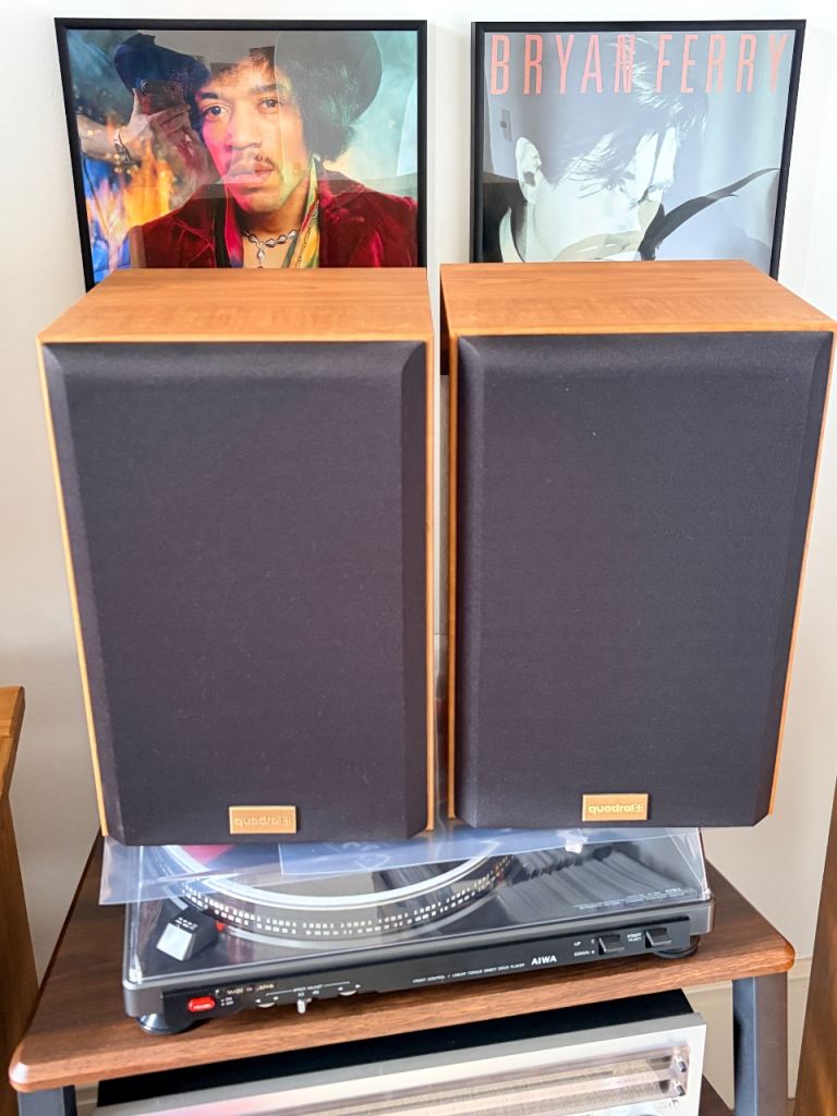 Superb Quadral Quintas QLX110 bookshelf speakers.