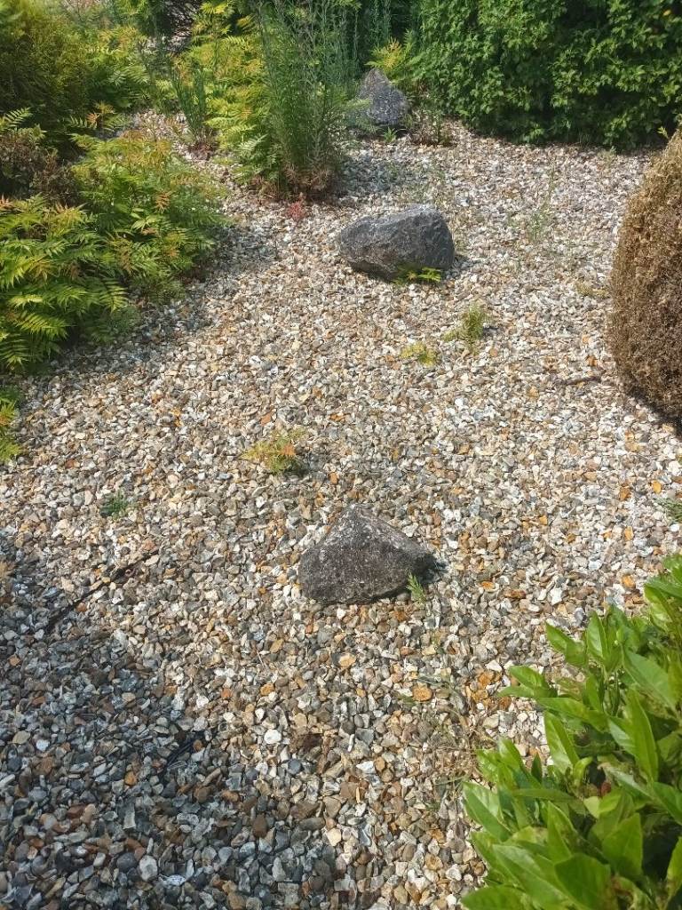 various garden larger stones 