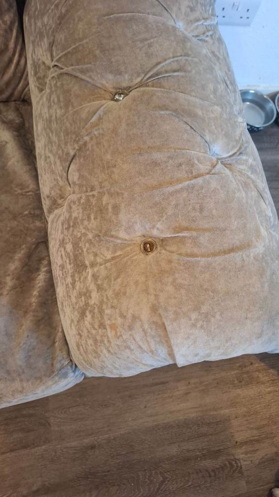 Crush velvet sofa free 