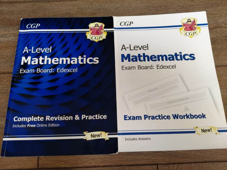 CGP A-Level Mathematics (Edexcel) Complete Revision Guide & Practice & Exam Practice Workbook