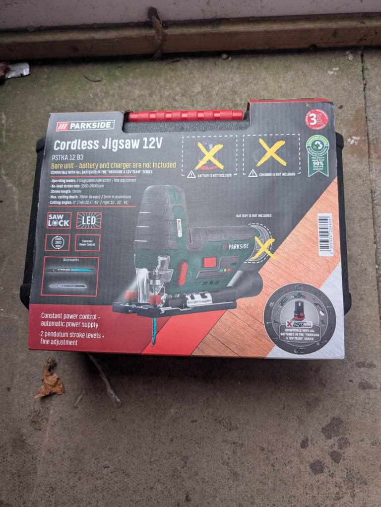 Parkside cordless jigsaw 12volt bare unit only 