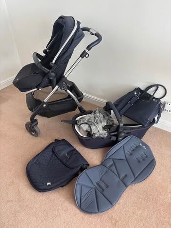 Silver pram