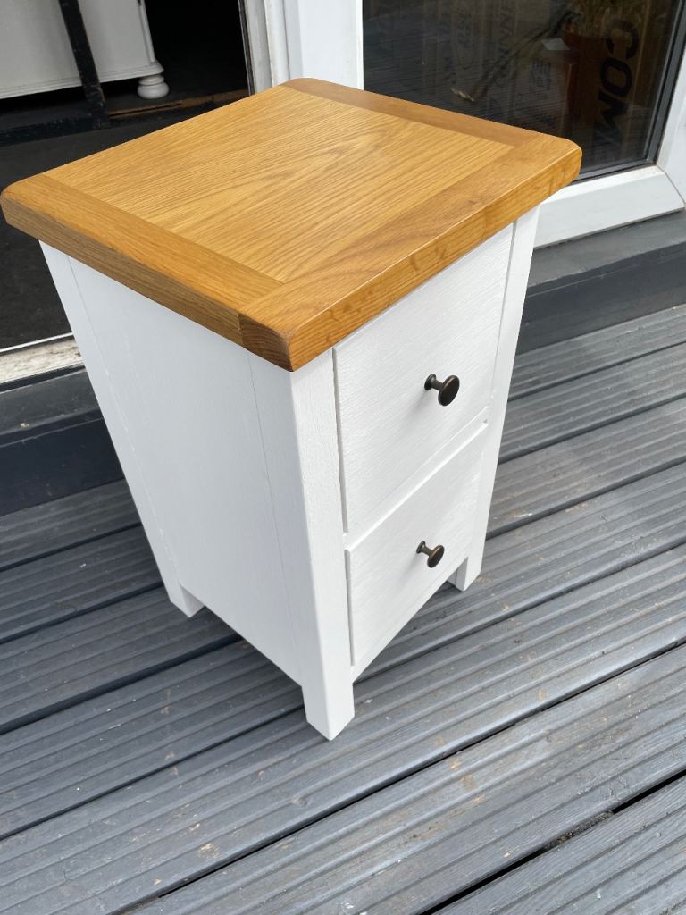 Oak bedside drawer 
