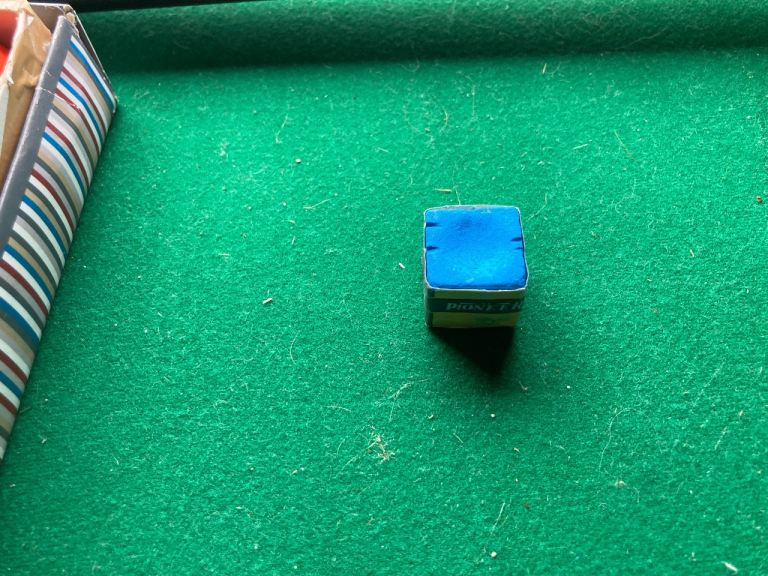 Pool Table with Cues and Accessories