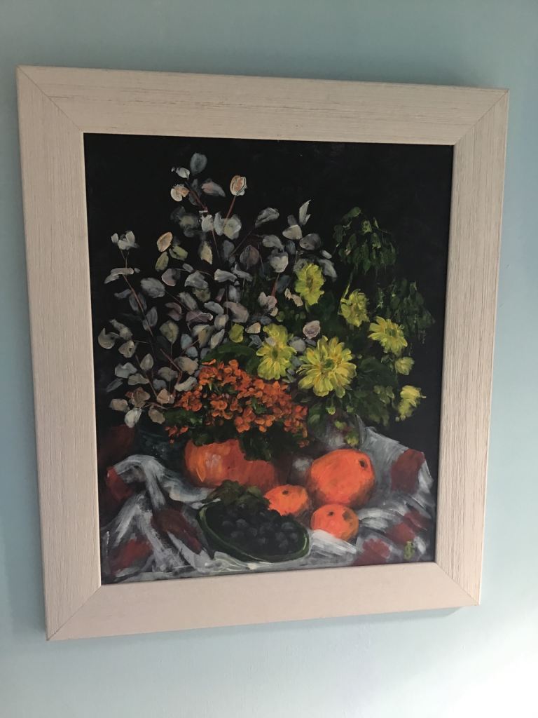 Still life oil painting 