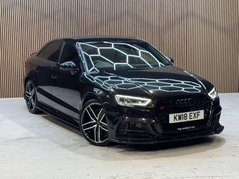 2018 Audi A3 2.0 S3 Black Edition TFSI Quattro Semi-Auto 4WD 4dr Saloon Petrol Automatic