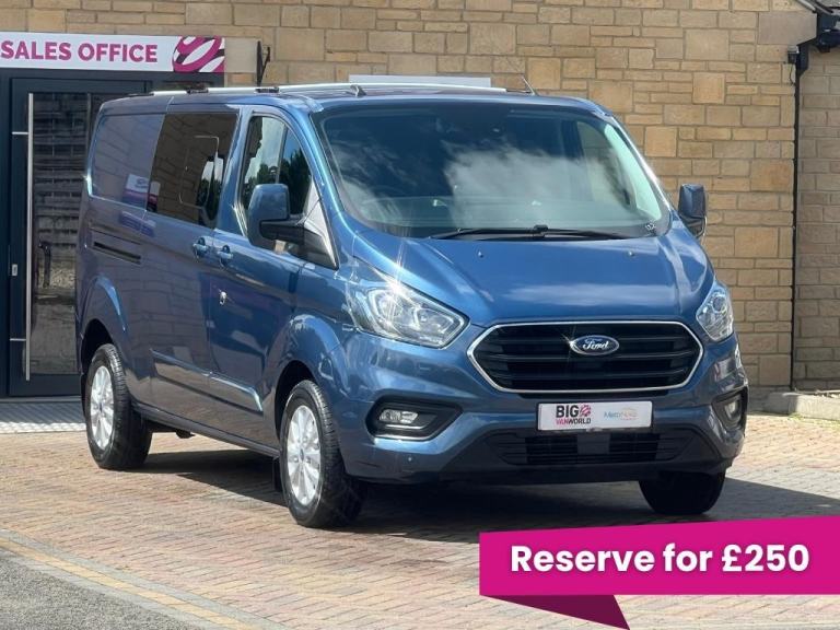Ford Transit Custom 300 TDCI 170 L2H1 LIMITED ECOBLUE DOUBLE CAB 5 SEAT CREW VAN