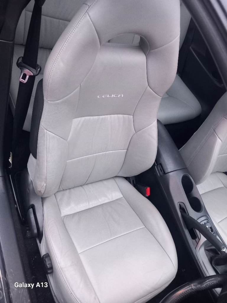Toyota Celica Gen 7 White Leather Interior