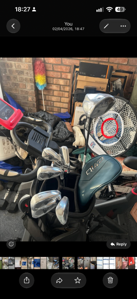 Full set of QI4D golf clubs with  set of wedges and driver, 3 wood, 4hy and 7hy And tour putter