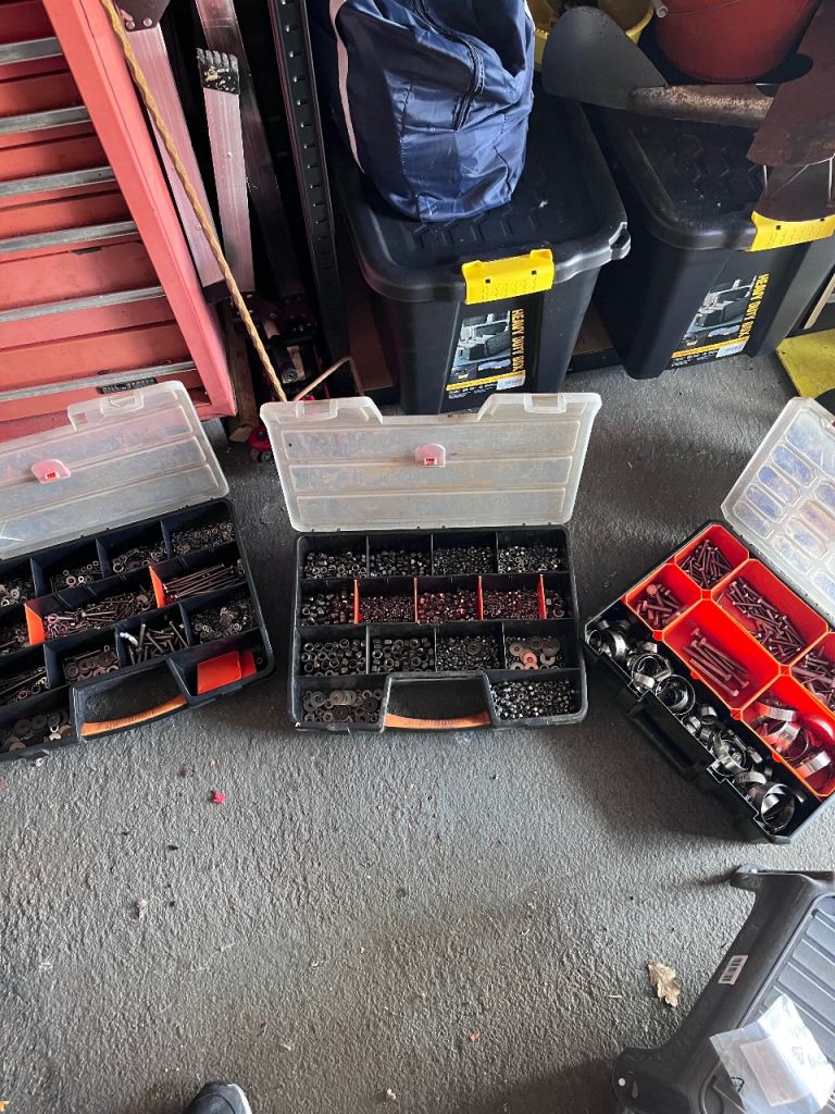 Job lot of stainless steel fixings 