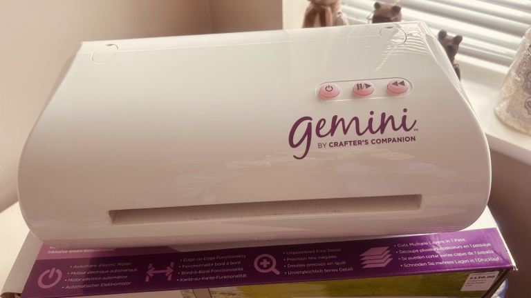 Gemini cutting machine. 