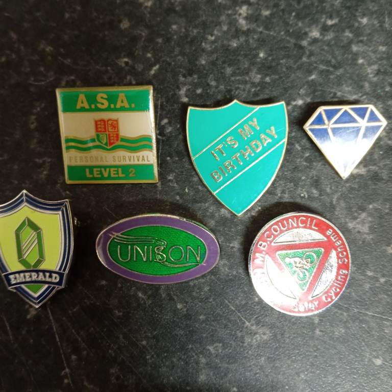 Assorted badges