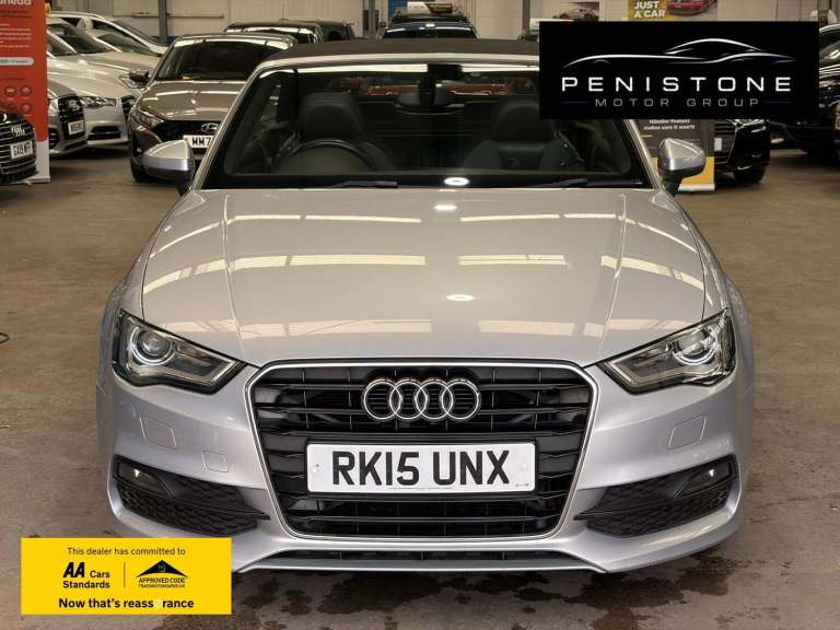 2015 Audi A3 1.4 TFSI 150 S Line 2dr S Tronic CONVERTIBLE PETROL Automatic