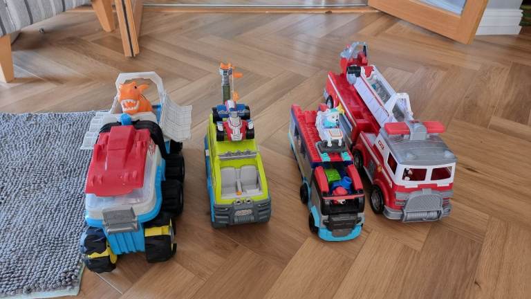 Paw Patrol Toy Vehicles Bundle – Good Condition