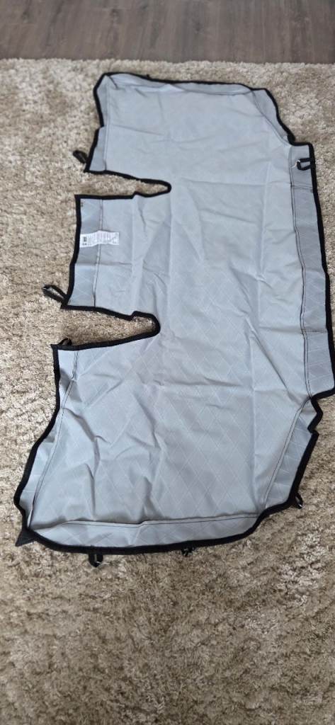 Black bonnet bra Fiat Ducato/Peugeot Boxer van/motorhome 