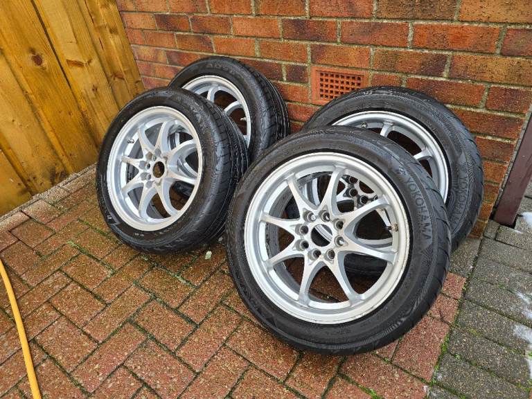 15" alloys and new tyres 4x100