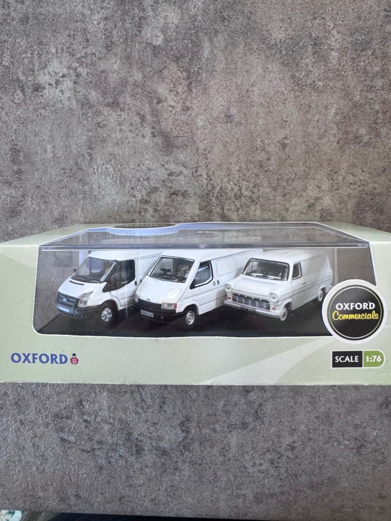 ford transit 50th aniversary oxford van set rare 