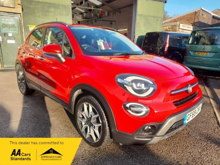 2019 Fiat 500X 1.3 TURBO MULTI AIR CROSS, SAT/NAV, AUTO, 2 OWNER , RED HATCHBACK Petrol Semi Auto...