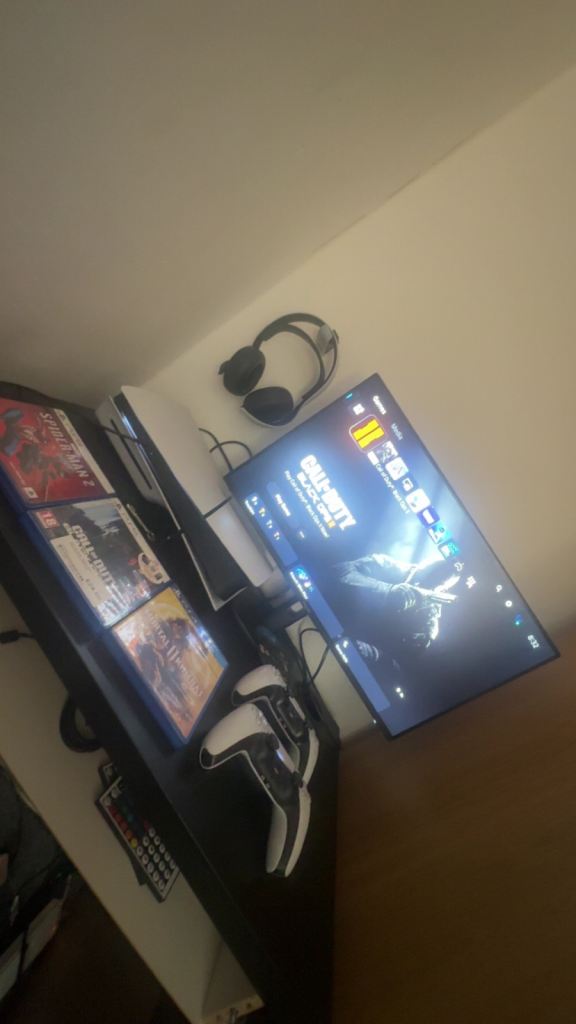 Full PS5 Gaming Setup - Console, Monitor, Chair, Controller, Games