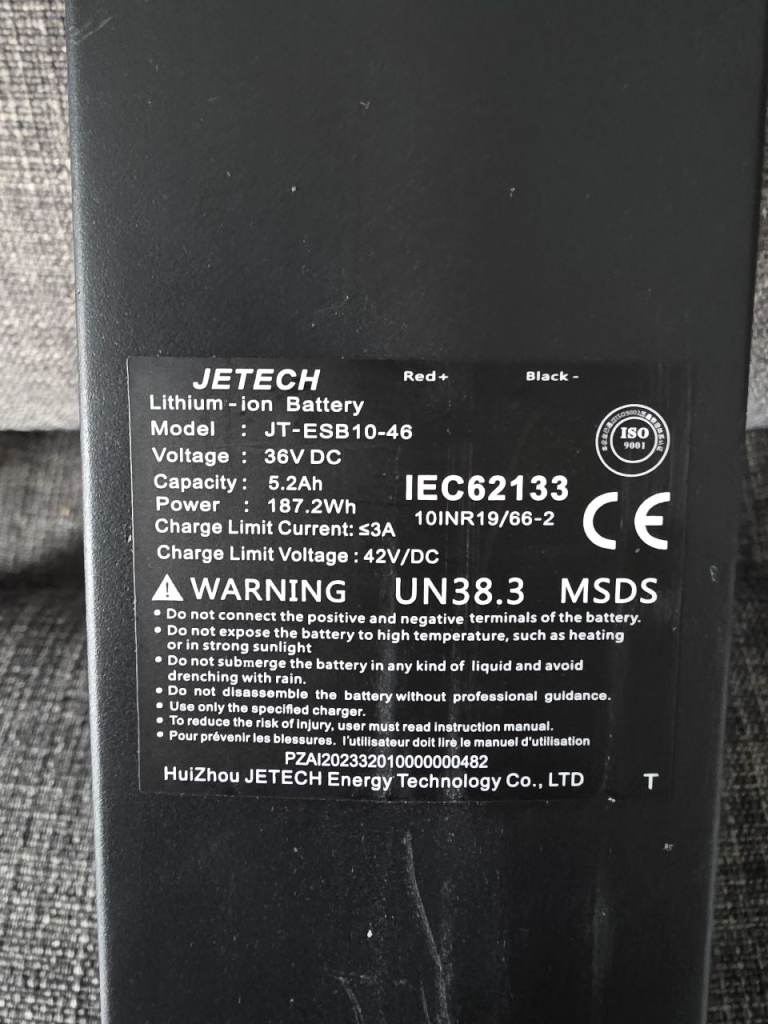 I scooter i8 battery
