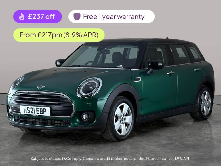2021 MINI Clubman 1.5 Cooper Classic Estate 6dr Petrol Manual Euro 6 (s/s) (136 ps) - CARPLAY Est...
