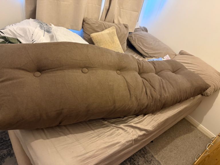 Triangular bed pillow, king size, can be used on double bed