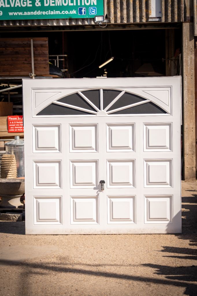 Sunburst Fibreglass up-and-over Garage Door - 7ft x 7ft