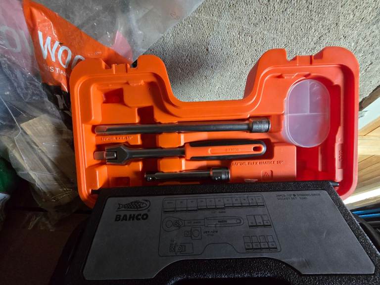 BAHCO Socket and Spanner Set in Case – Good Condition