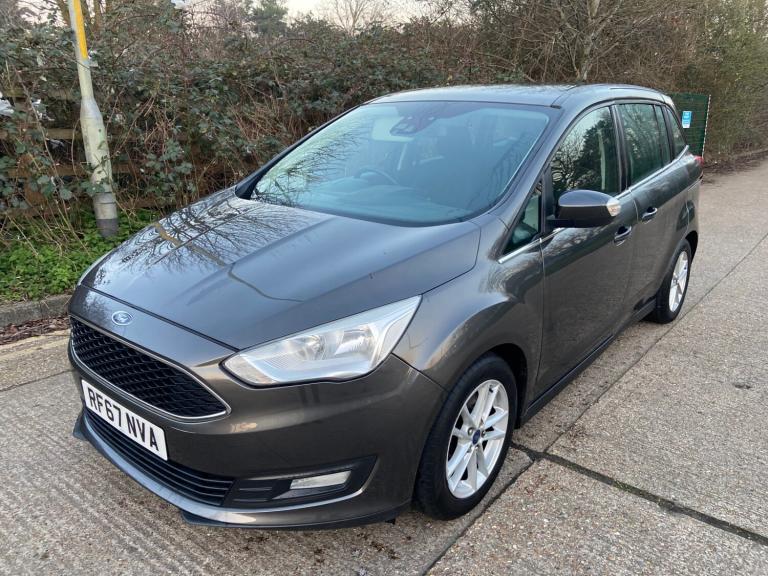 2018 Ford Grand C-Max 1.5 TDCi Zetec 5dr Grey 55k Miles Years MOT Warranty MPV Diesel Manual