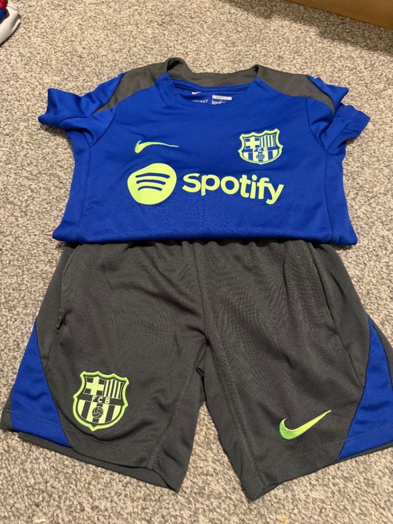 Boys Barcelona kit £10 each