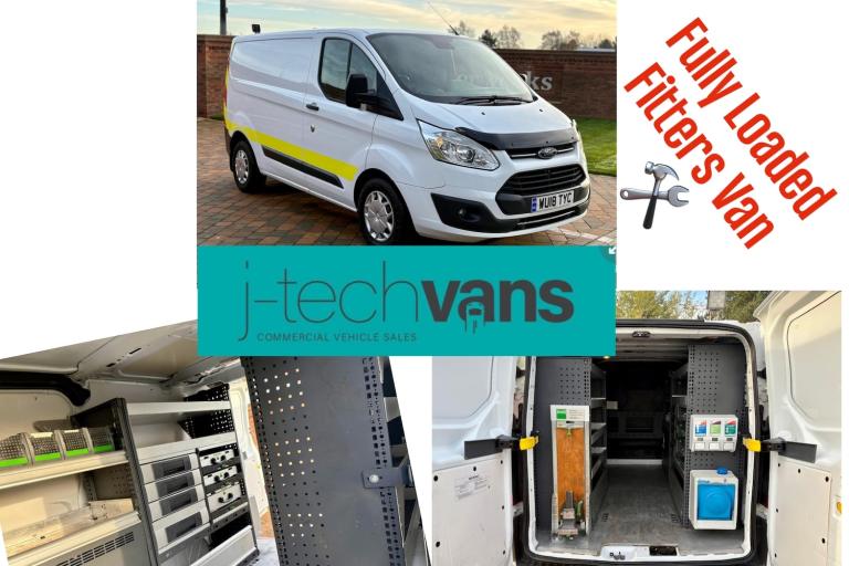 2018 Ford Transit Custom 2.0 TDCi 130ps Swb Trend Van ***Workshop / Plant Fitters Van*** PANEL VA...