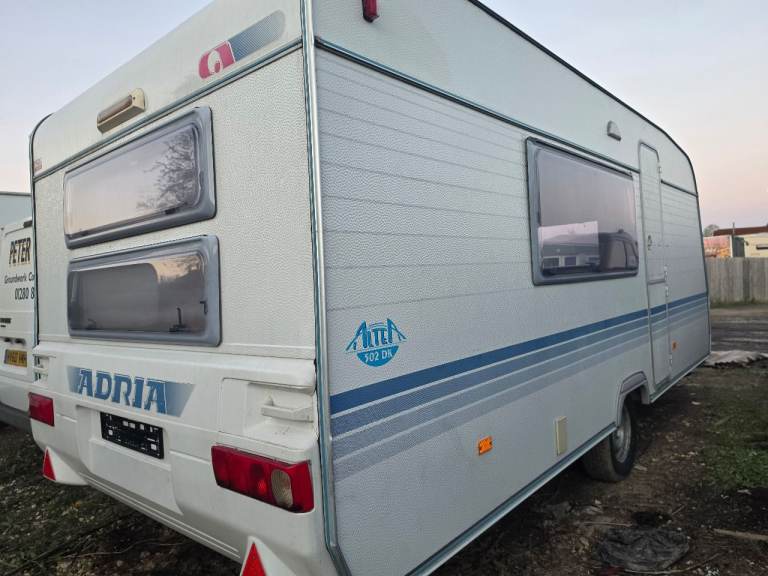 Adria caravan fixed bunk beds 