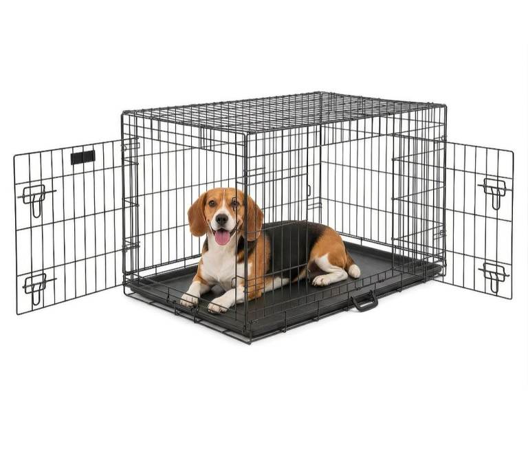 DOG CAGE 76 x 47 x 53cm COMES BRAND NEW IN BOX