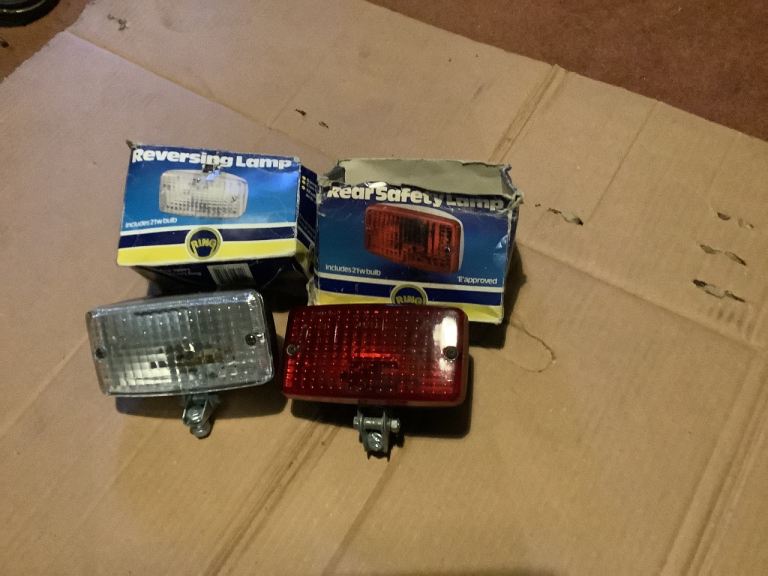 Rear Fog Lamp and reversing lamp.