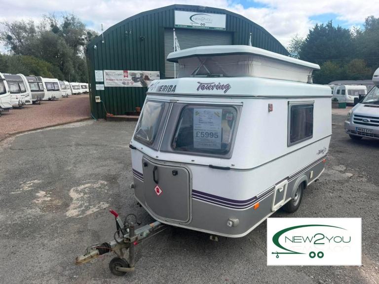 RARE Eriba Touring 2 Berth LIGHTWEIGHT POP UP Caravan - STOCK H158