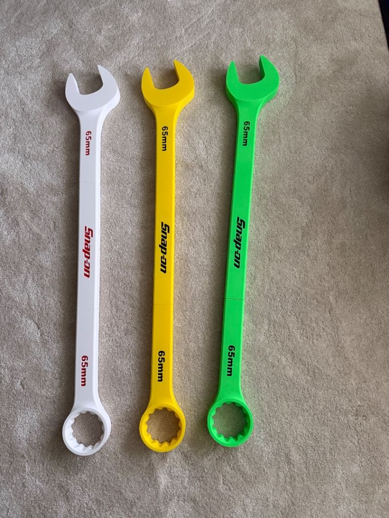 Snap on display spanner’s 3ft long. Signs man cave 